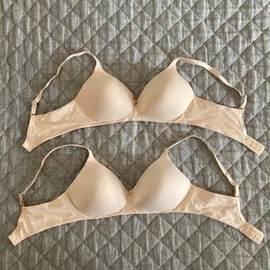 2 Soma Embraceable Wireless Bras 36C